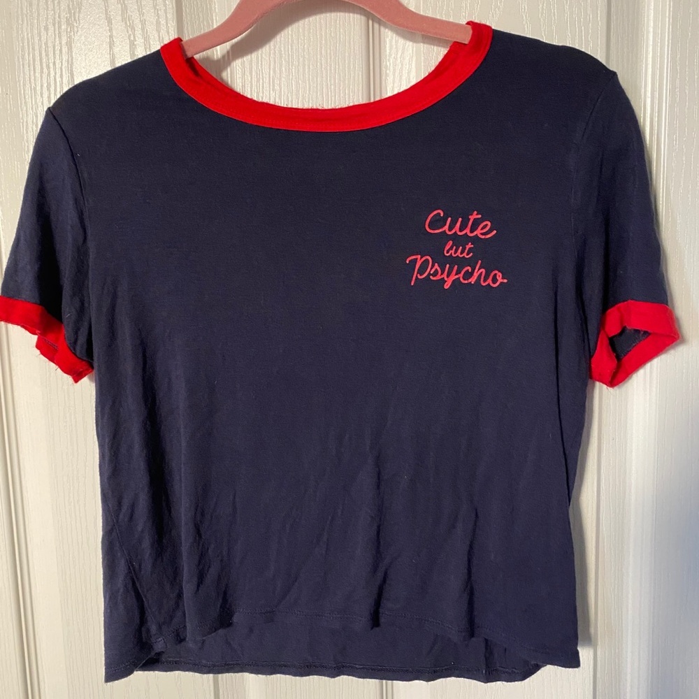 3/$20 Women’s Cute but Psycho crop top